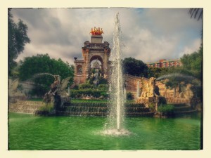 Fountain in Ciutadella Park